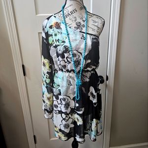 Ruby Rox One Shoulder Floral Dress